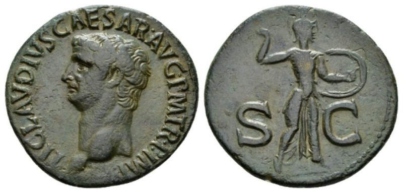 Claudius, 41-54 As 50-54, Æ 29mm., 10.94g. TI CLAVDIVS CAESAR AVG P M TR P IMP P...