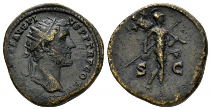 Antoninus Pius, 138-161 Dupondius 145-161, Æ 25mm., 16.43g. ANTONINVS AVG PIVS P...