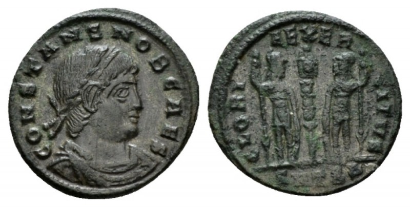 Constantius II Caesar, 317 – 337 Æ3 Cyzicus 336-367, Æ 17.5mm., 1.58g. CONSTANTI...