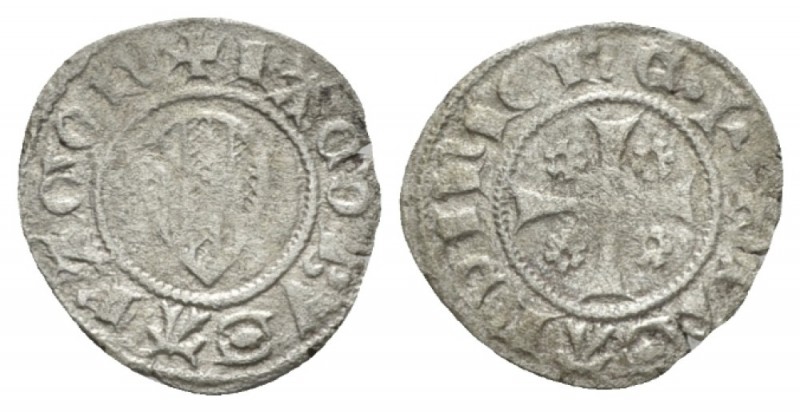 Bonaria (Cagliari), Giacomo II d'Aragona, 1323-1327 Alfonsino 1323-1327, billon ...