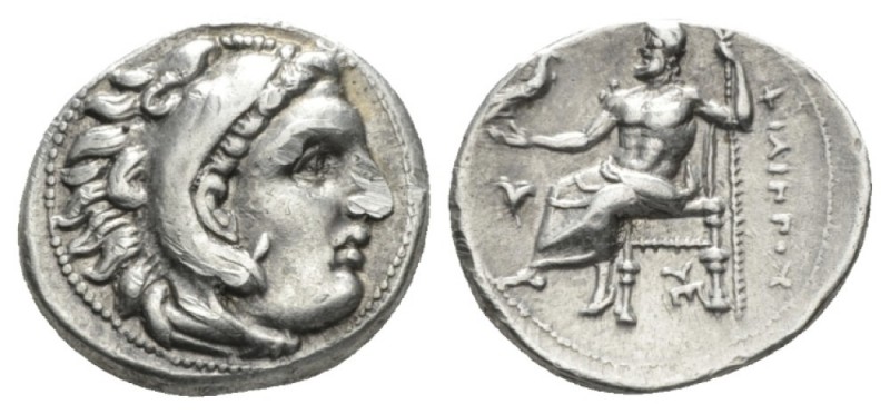 Kingdom of Macedon, Philip III Arridaeus, 323-317 Sardes Drachm circa 323-319, A...