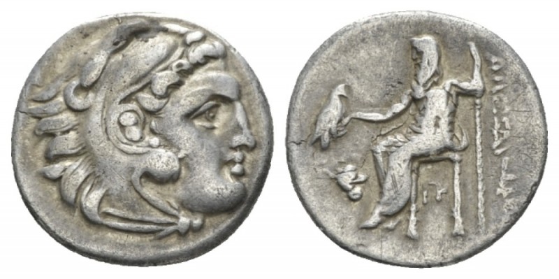 Kingdom of Macedon, Antigonos I Monophthalmos Lampsacus Drachm circa 310-301, AR...