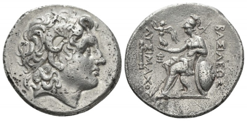 Kingdom of Thrace, Lysimachus 323 – 281 Lampsacus Tetradrachm circa 297-281, AR ...