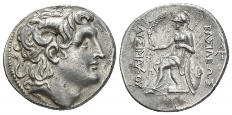 Kingdom of Thrace, Lysimachus, 323 – 281 Amphipolis Tetradrachm circa 288-282, A...