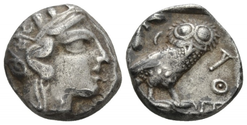 Attica, Athens Tetradrachm ate 4th early III century, AR 23mm., 16.74g. Head of ...