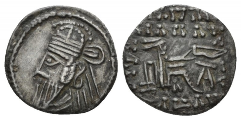 Parthia, Osroe II, circa 190 Ectabana Drachm circa 190, AR 19mm., 3.53g. Diademe...