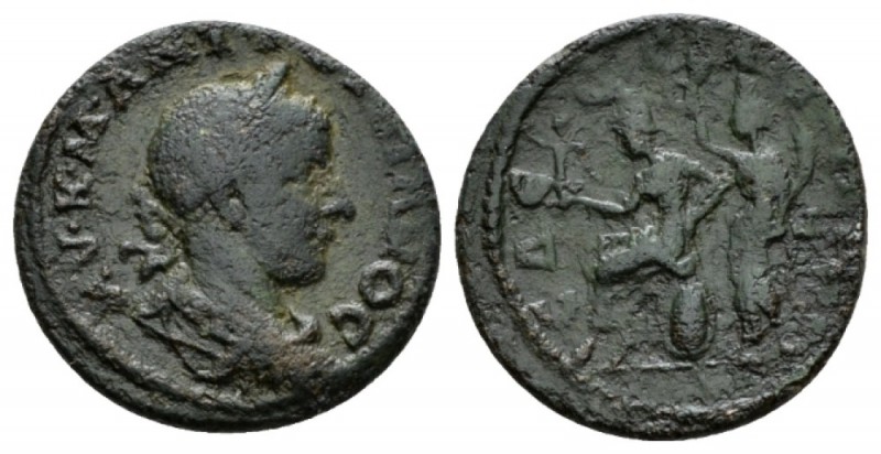 Macedonia, Edessa Gordian III, 238-244 Bronze 238-244, Æ 24mm., 6.25g. Laureate,...