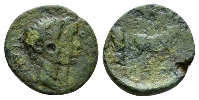 Macedonia, Philippi Tiberius, 14-37 Bronze 14-37, Æ 17.5mm., 3.90g. TI AVG DRVSV...