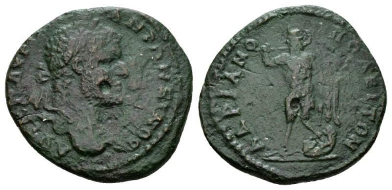 Thrace, Hadrianopolis Caracalla, 198-217 Bronze 198-217, Æ 27mm., 10.57g. Laurea...