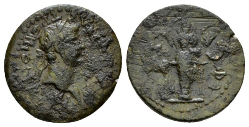 Ionia, Ephesus Trajan, 98-117 Bronze 98-117, Æ 22.5mm., 4.83g. Laureate head r. ...