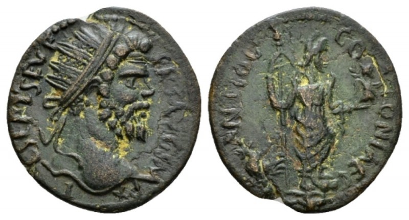 Pisidia, Antioch Septimius Severus, 193-211 Bronze 193-211, Æ 22.5mm., 4.51g. La...