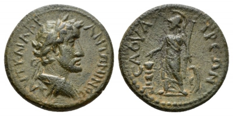 Lycaonia, Savatra Antoninus Pius, 138-161 Bronze 138-161, Æ 21mm., 5.79g. Laurea...