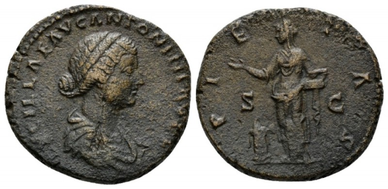 Lucilla, daughter of M. Aurelius and wife of Lucius Verus Sestertius 161-162, Æ ...