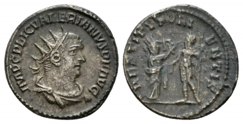 Valerian I, 253-260 Antoninianus 255-256, AR 21mm., 4.15g. IMP C P LIC VALERIANV...