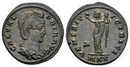 Galeria Valeria, wife of Galerius Maximianus Follis Cyzicus 309-310, Æ 26.5mm., 6.33g. GAL VAL – ERIA AVG Diademed and draped bust r. Rev. VENERI V – ...