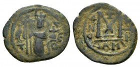 Uncertain Ruler Fals circa 661-697, Æ 20mm., 3.02g. Standing Emperor. Rev. Monogram Walker type 10.

Very Fine.

 

In addition, winning bids of...