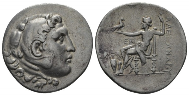 Kingdom of Macedon, Alexander III, 336 – 323 Temnos (Aeolis) Tetradrachm circa 1...