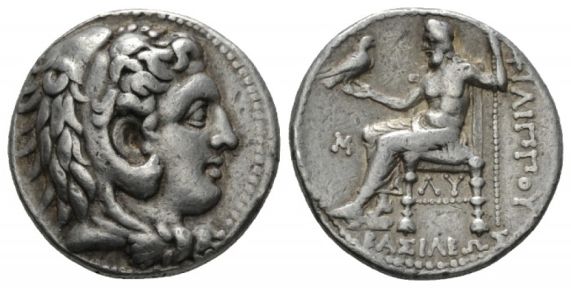 Kingdom of Macedon, Philip III Arridaeus, 323-317 Babylon Tetradrachm circa 323-...