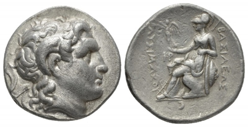 Kingdom of Thrace, Lysimachos, 305-281 Lampsacus (Mysia) Tetradrachm circa 297-2...