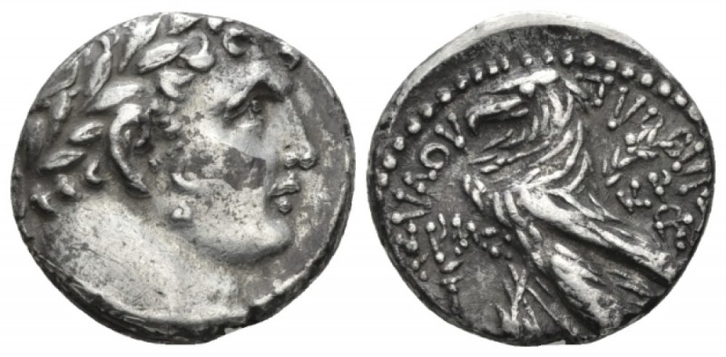 Phoenicia, Tyre Tetradrachm circa 20-21 (year 146), AR 24mm., 14.04g. Bust of Me...