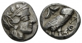 Arabia, Athenian styled issues Southern Arabia Tetradrachm uncertain mint southern Arabia 4th to 3rd century BC, AR 22.5mm., 17.39g. Head of Athena, w...