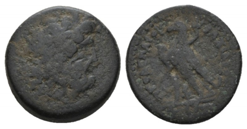 The Ptolemies, Ptolemy II Philadelphos. 285-246 Tyre Bronze 249-246, Æ 18mm., 5....