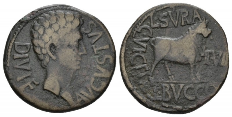 Hispania, Celsa Octavian as Augustus, 27 BC – 14 AD Bronze 27 BC -14 AD, Æ 29.5m...