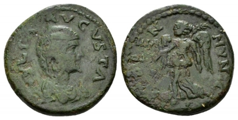 Macedonia, Stobi Julia Domna, wife of Septimius Severus Bronze 193-211, Æ 23.5mm...
