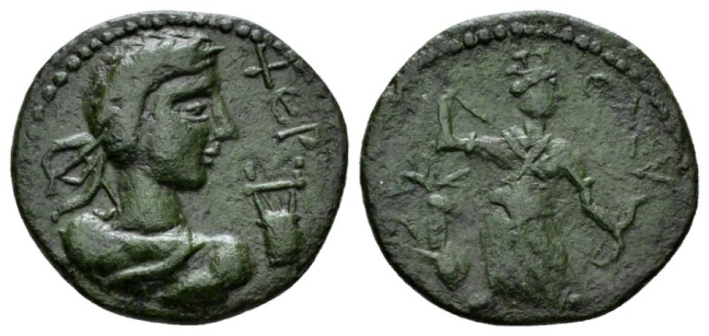 Thrace, Cherson Pseudo-autonomous issu Bronze circa 161-180 Time of M. Aurelius,...