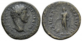 Thrace, Philippopolis Marcus Aurelius as Caesar, 139-161 Bronze 139-161, Æ 26.5mm., 10.55g. Bareheaded bust r. Rev. Apollo standing l., holding branch...