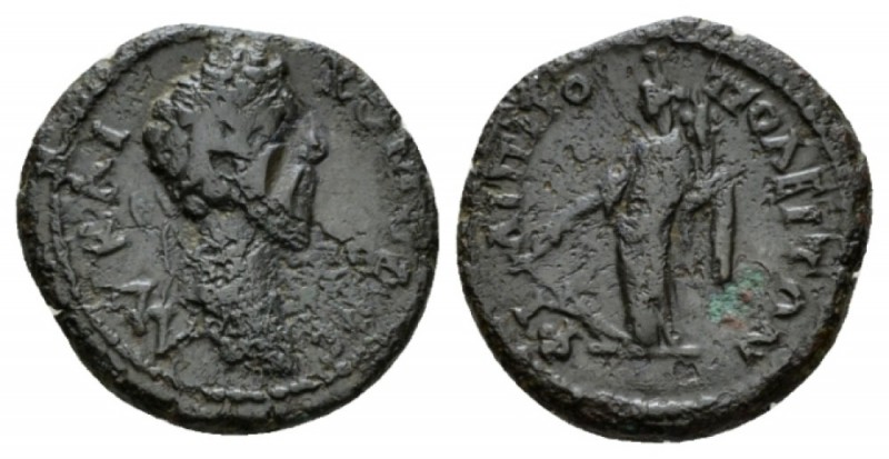 Thrace, Philippopolis Commodus, 177-192 Bronze 177-192, Æ 19mm., 4.43g. Laureate...