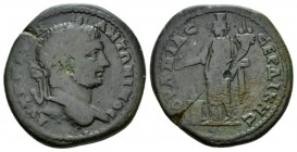 Thrace, Serdica Caracalla, 198-217 Bronze 198-217, Æ 29mm., 18.02g. Laureate head r. Rev. Homonoia standing l., holding patera over lighted altar and ...
