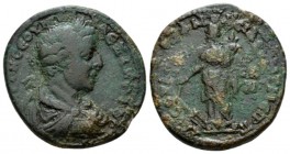 Pontus, Amasia Severus Alexander, 222-235 Bronze 222-235, Æ 35mm., 25.05g. Laureate, draped and cuirassed bust r. Rev. Tyche standing l., holding rudd...