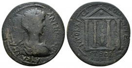 Pontus, Comana Caracalla, 198-217 Bronze 198-217, Æ 30.5mm., 13.15g. Laureate, draped and cuirassed bust r. Rev.

About Very Fine.

 

In additi...