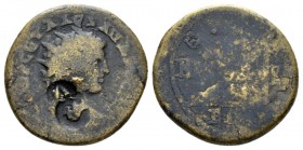 Bithynia, Nicaea Severus Alexander, 222-235 Bronze 222-235, Æ 25mm., 10.38g. Radiate bust r. Rev. Ghirlanded altar. R.G 615 var (different diameter.
...
