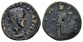 Bithynia, Nicaea Severus Alexander, 222-235 Bronze 222-235, Æ 23.5mm., 6.65g. Laureate, draped and cuirassed bust r. Rev. Tyche standing l., holding c...