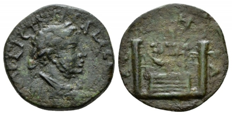 Mysia, Parium Gallienus, 253-268 Bronze 253-268, Æ 25.5mm., 7.13g. Laureate, dra...