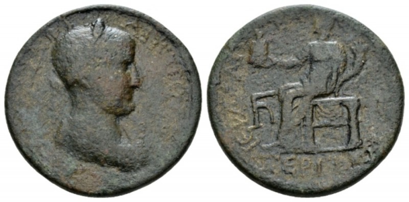 Pamphilia, Perge Philip I, 244-249 Bronze 244-249, Æ 33.5mm., 20.70g. Laureate, ...