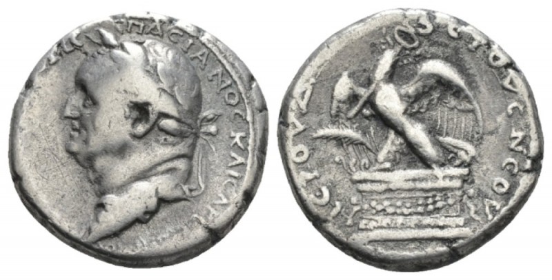 Syria, Antioch Vespasian, 69-79 Tetradrachm 71-72 (year 4), AR 24mm., 15.13g. La...