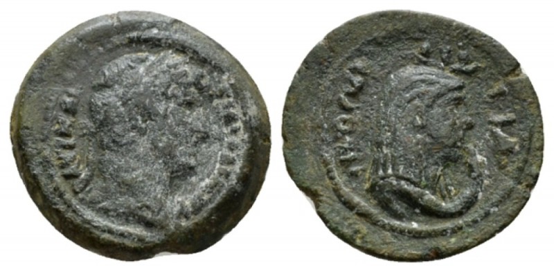 Egypt, Alexandria - Prosopites Hadrian, 117-138 Obol 126-127 (year 11), AE 19mm....