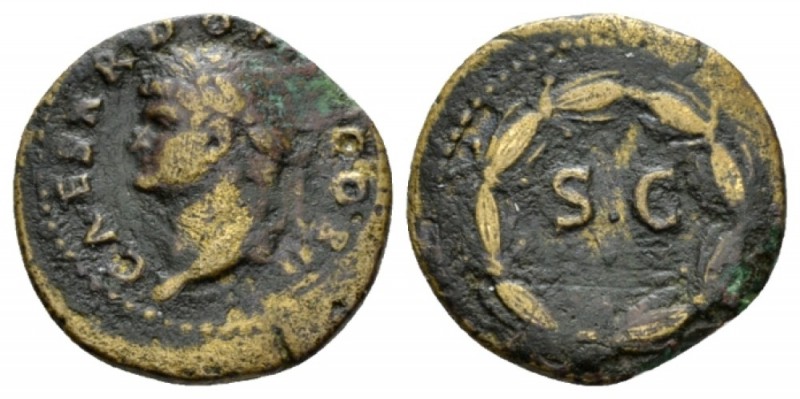 Domitian Caesar, Quadrans Rome mint, possibly for circulation in Syria. 74, Æ 21...