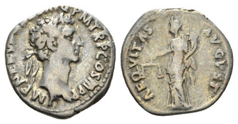 Nerva, 96-98 Denarius 97, AR 18mm., 3.20g. IMP NERVA CAES AVG P M TR P COS III P...