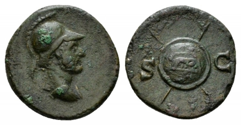 Anonymous, Time of Domitian to Antoninus Pius (81-161). Quadrans circa 81-161, Æ...