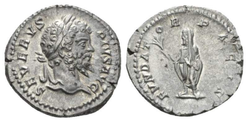 Septimius Severus, 193-211 Denarius 202-210, AR 19.5mm., 3.35g. SEVERVS PIVS AVG...