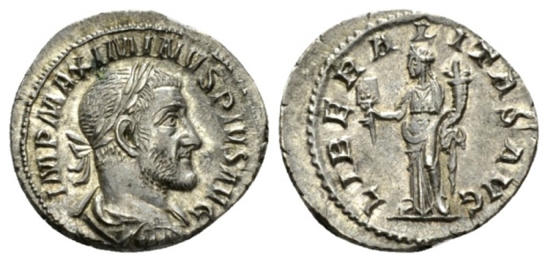 Maximinus I, 235-238 Denarius 235-236, AR 20mm., 2.98g. IMP MAXIMINVS PIVS AVG L...