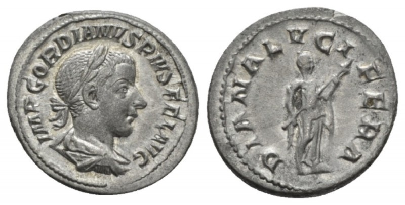Gordian III, 238-244 Denarius 241, AR 20.5mm., 3.12g. IMP GORDIANVS PIVS FEL AVG...