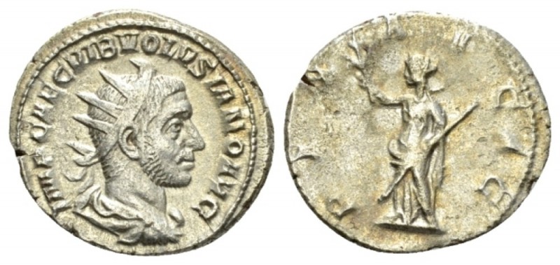 Volusian, 251-253 Antoninianus 251-253, AR 22.5mm., 3.49g. IMP CAE C VIB VOLVSIA...