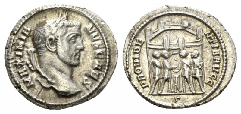 Galerius Maximianus caesar, 293 – 305 Argenteus Rome circa 295-297, AR 19.5mm., ...