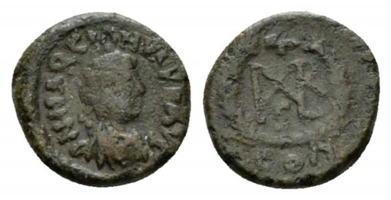 Marcian, 450-457 Æ4 Constantinople 450 - 457, Æ 11.5mm., 1.39g. DN MARCIANVS PF ...