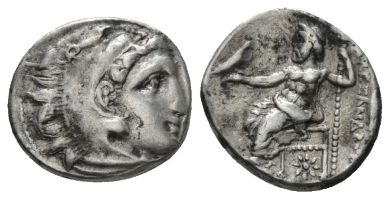 Kingdom of Macedon, Alexander III, 336 – 323 Colophon Drachm circa 323-319, AR 2...